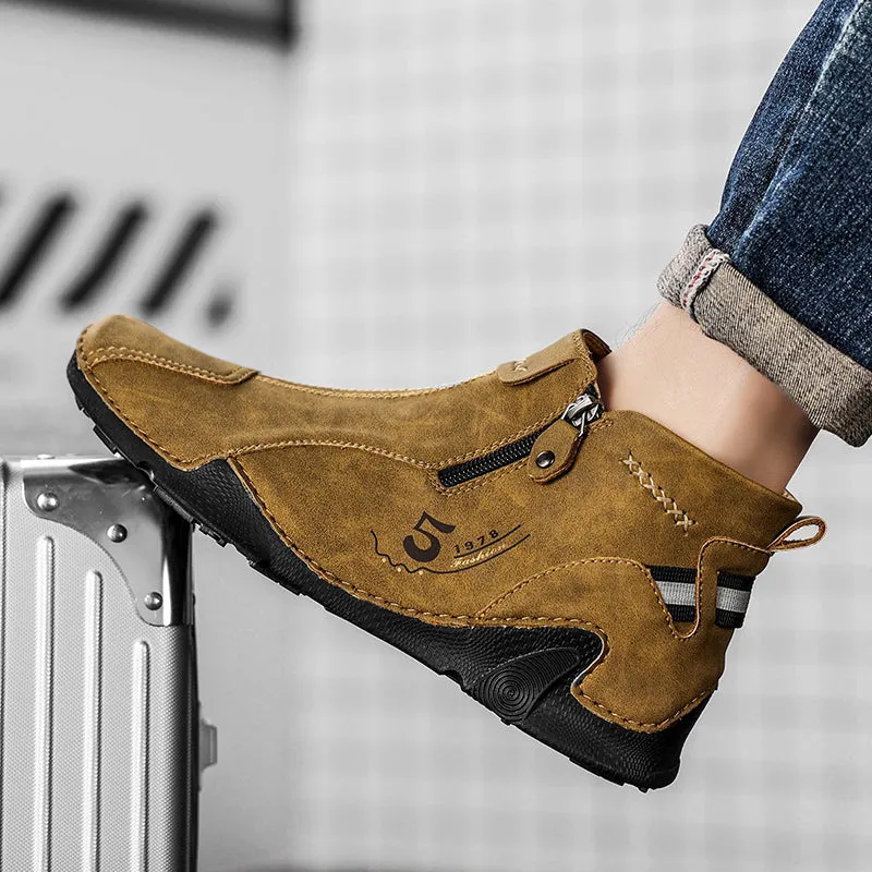 Winter Chelsea Men's Suede Boots