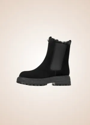 Winter Leather Ankle Boots