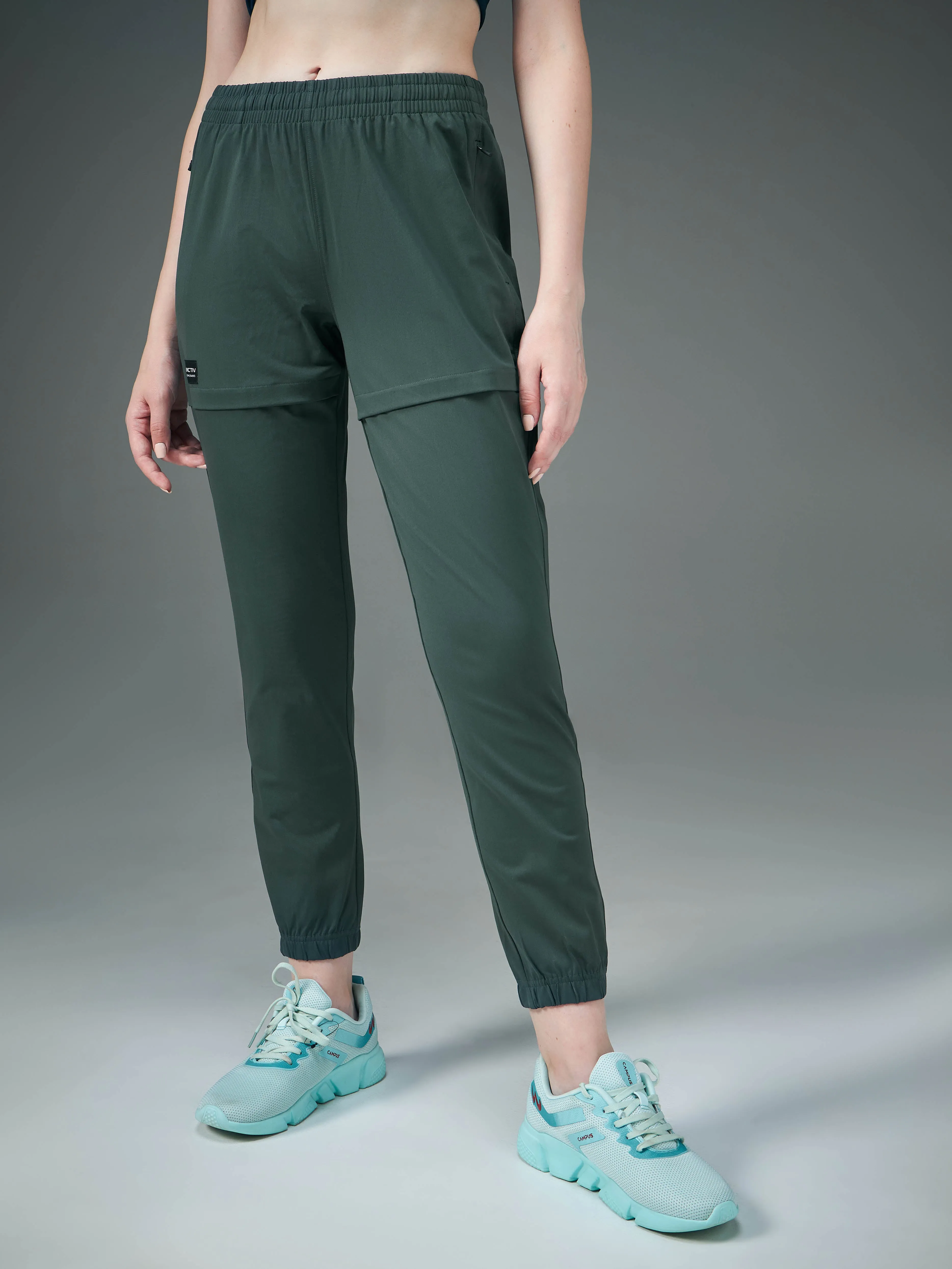 Women Solid Relax Fit Joggers with DURACOOL 
