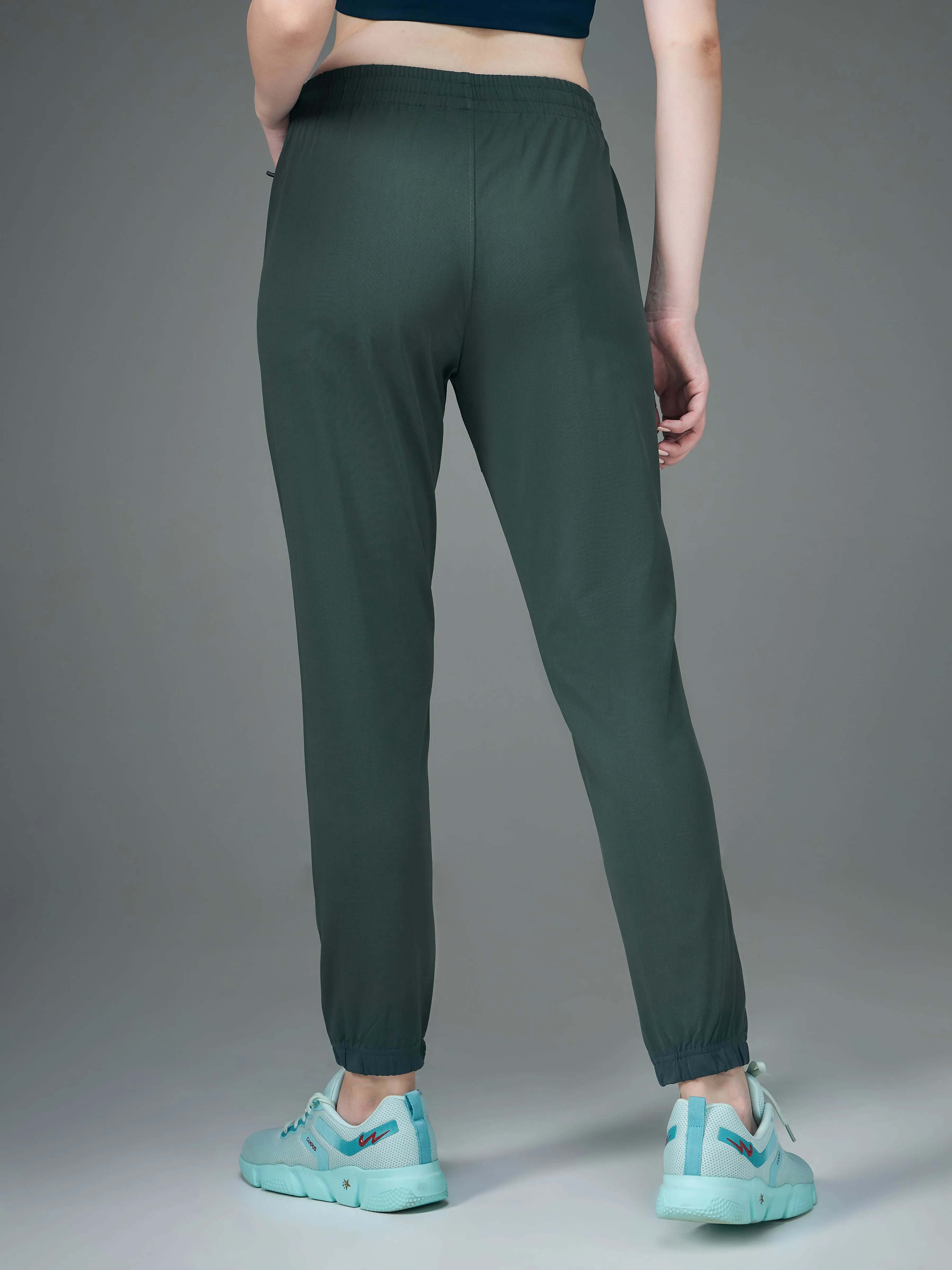 Women Solid Relax Fit Joggers with DURACOOL 