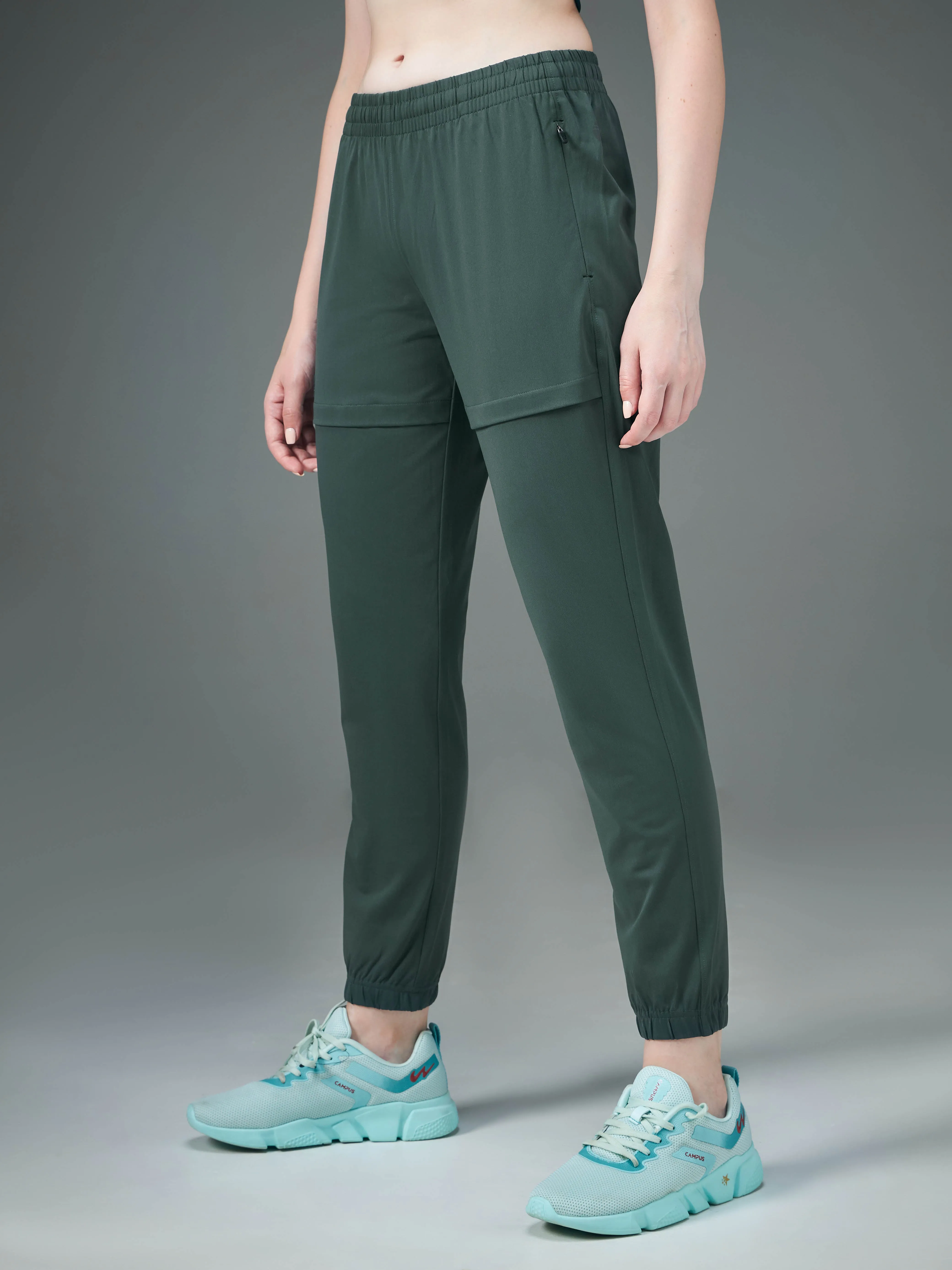 Women Solid Relax Fit Joggers with DURACOOL 