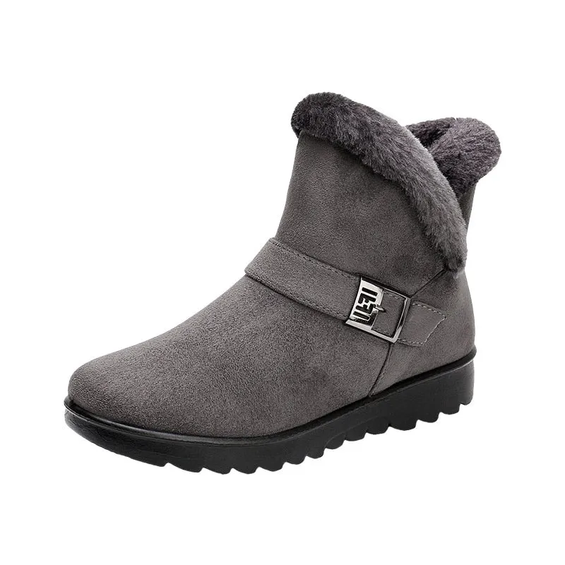 Women Winter Ankle Boots Non Slip Soles