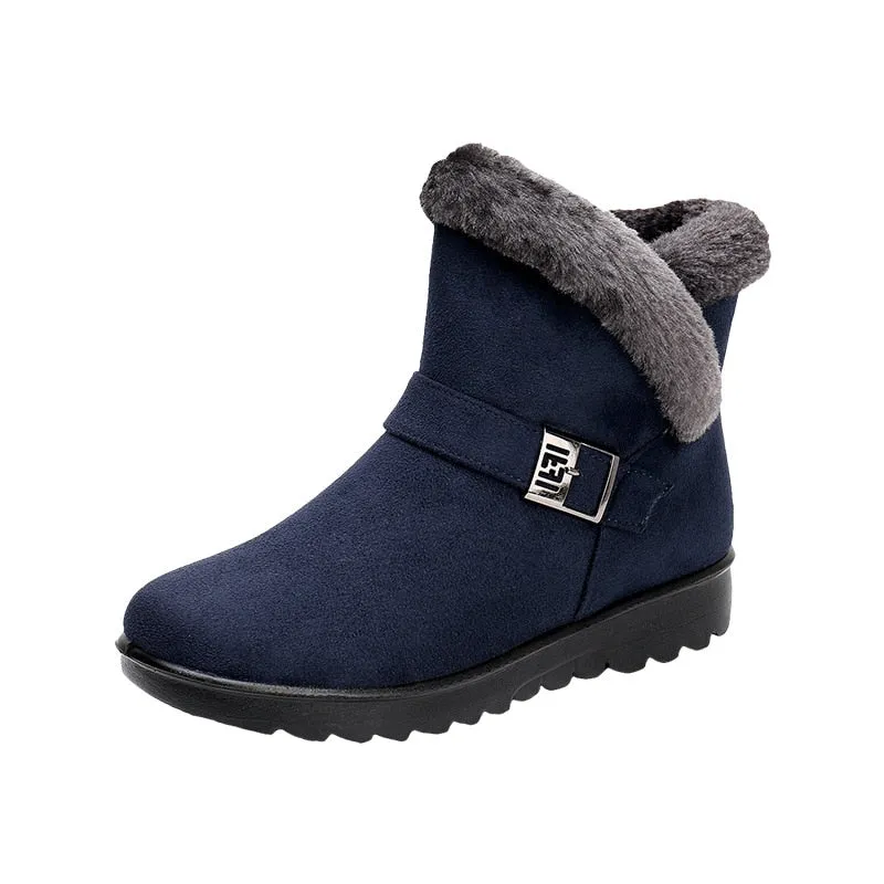 Women Winter Ankle Boots Non Slip Soles