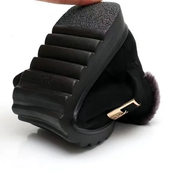 Women Winter Ankle Boots Non Slip Soles