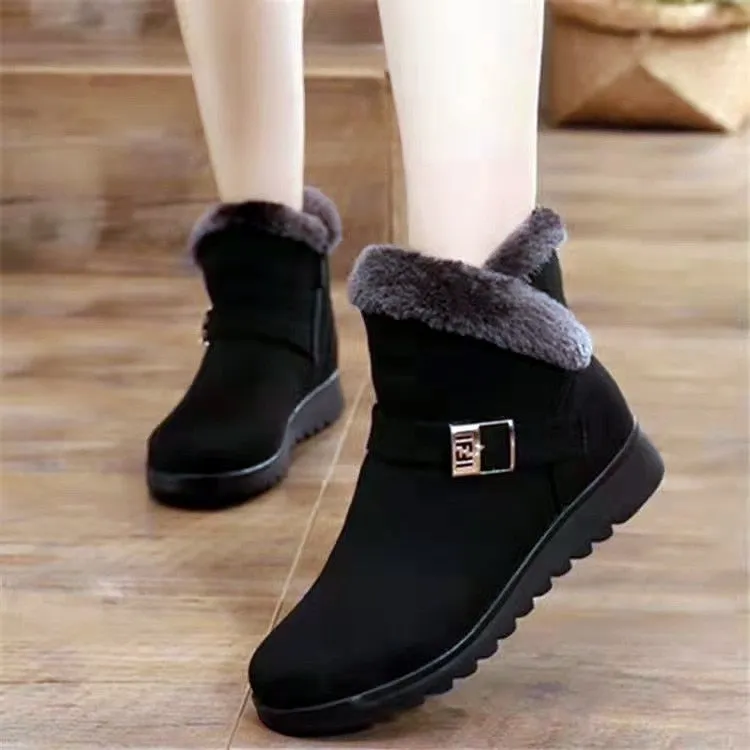 Women Winter Ankle Boots Non Slip Soles
