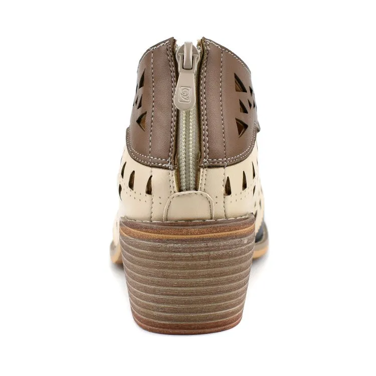 Women's Hollow Out Block Heels Shoes