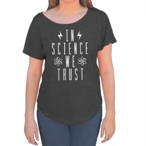 Women's In Science We Trust Scoop Neck T-Shirt