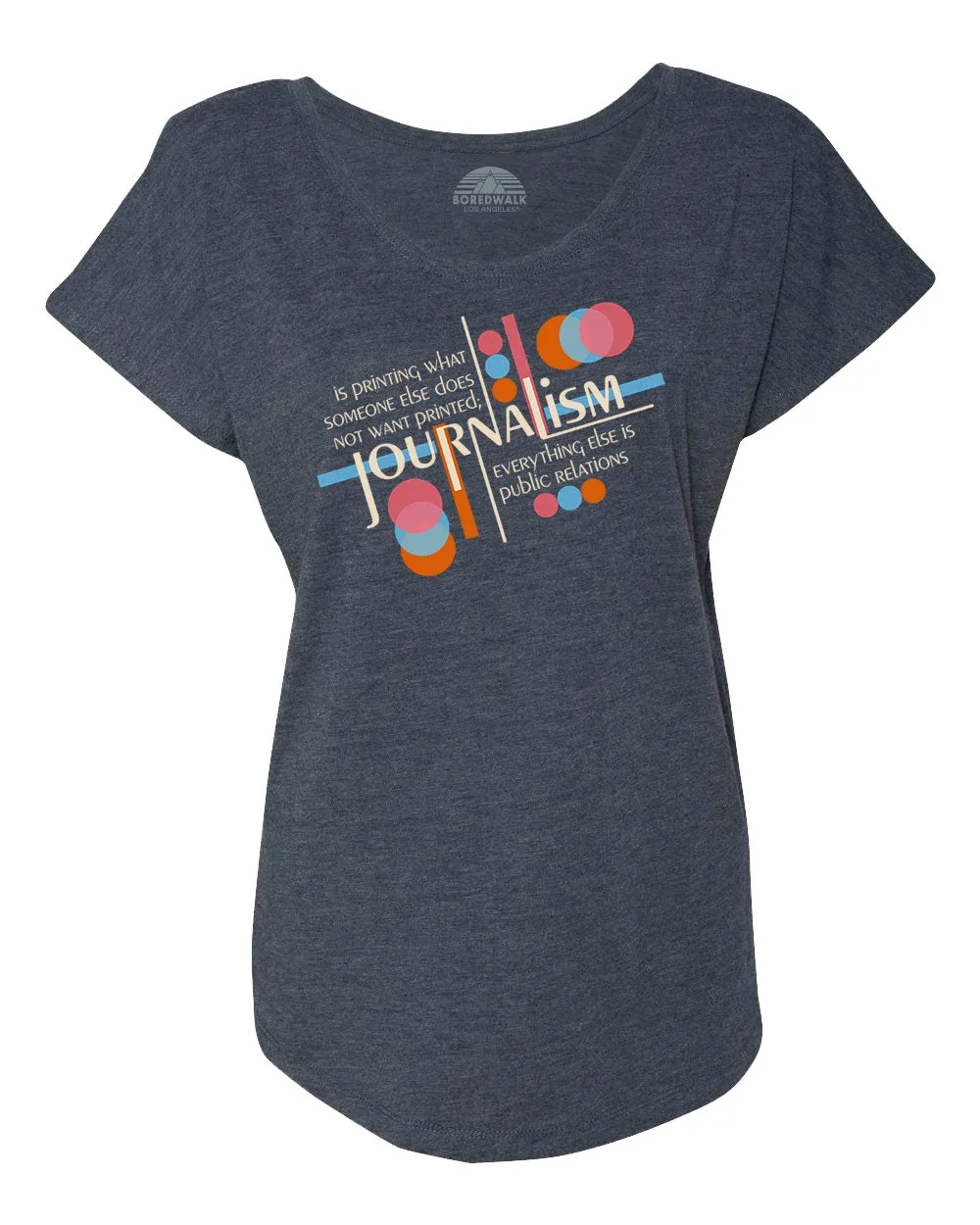 Women's Journalism is Printing What Someone Does Not Want Printed Scoop Neck T-Shirt