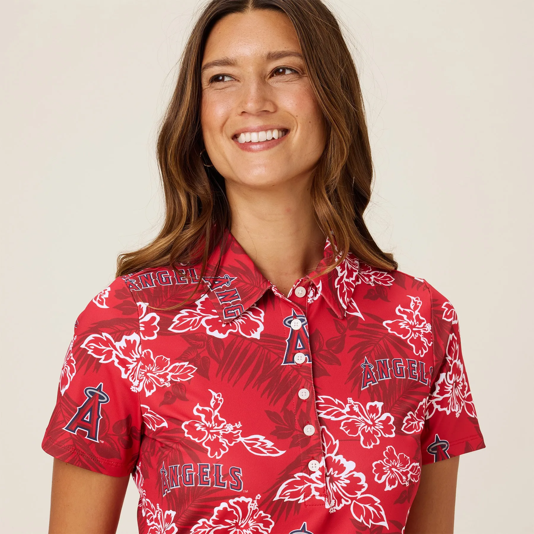WOMEN'S LOS ANGELES ANGELS PUA PERFORMANCE POLO