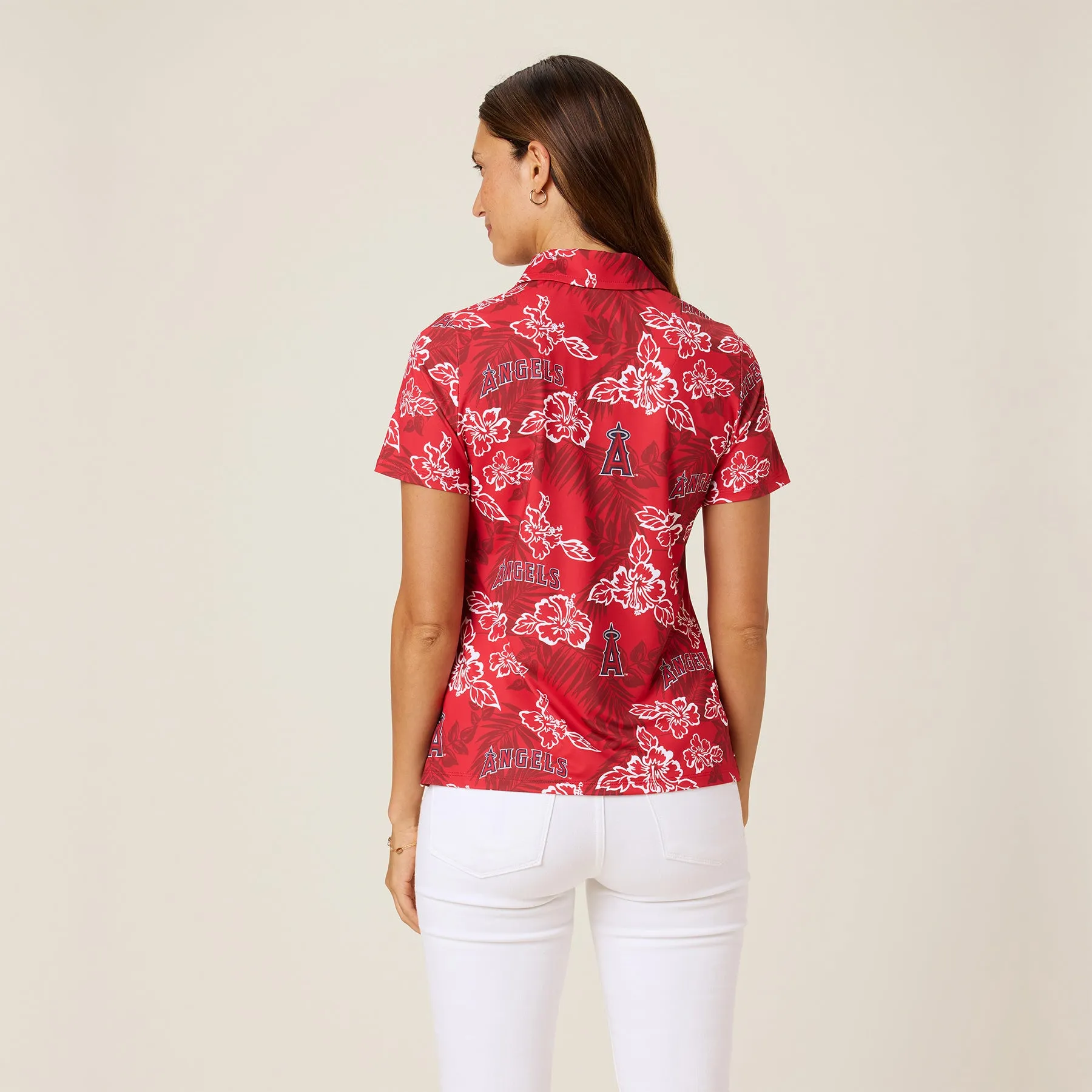 WOMEN'S LOS ANGELES ANGELS PUA PERFORMANCE POLO