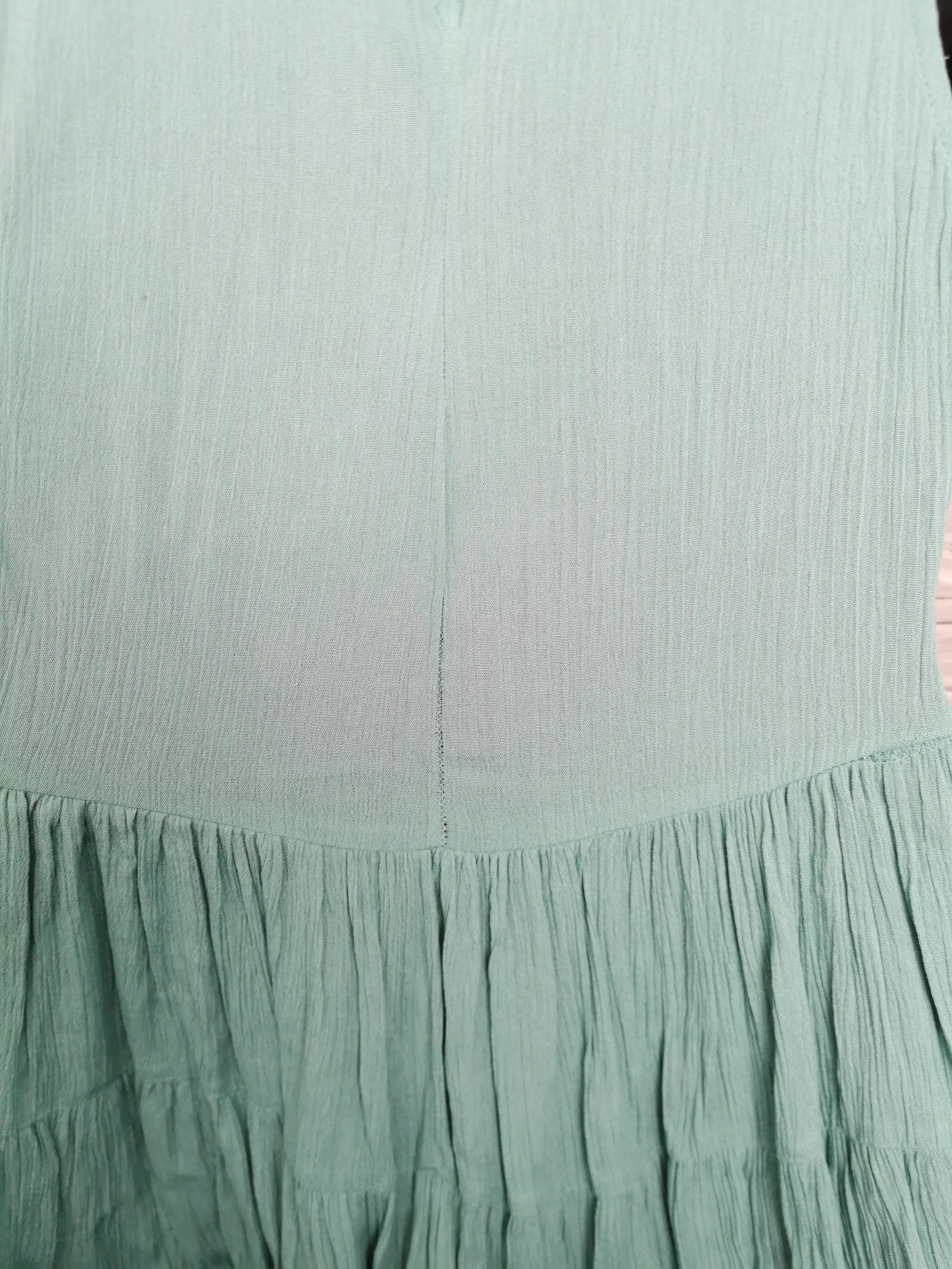 WOMENS SIZE 0 (12) - TORRID, Soft Green, Sleeveless Dress Top EUC B33