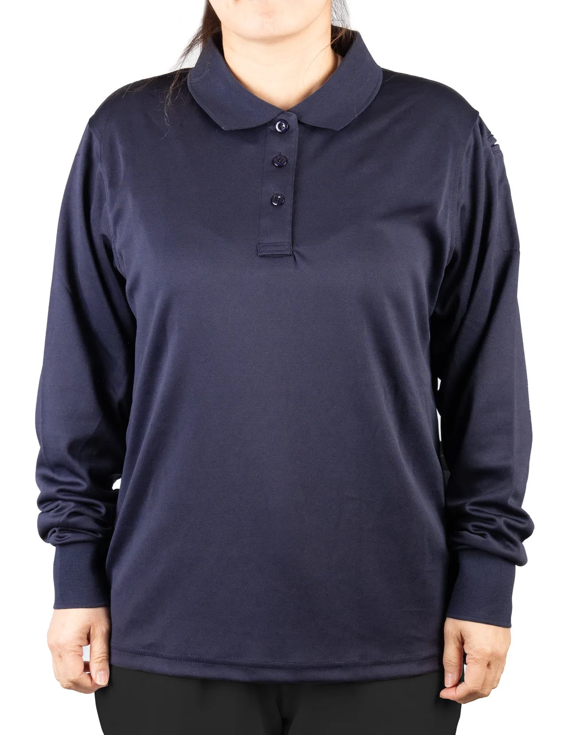 Womens Tactical Performance Long Sleeve Polo Shirt