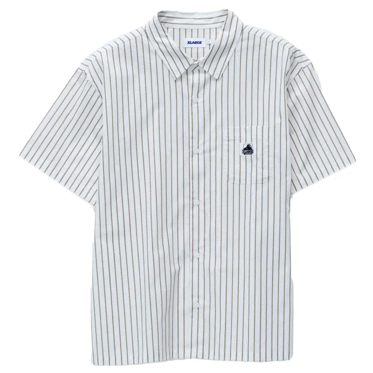 XLarge - Sqaure Stripe Shirt Coffee