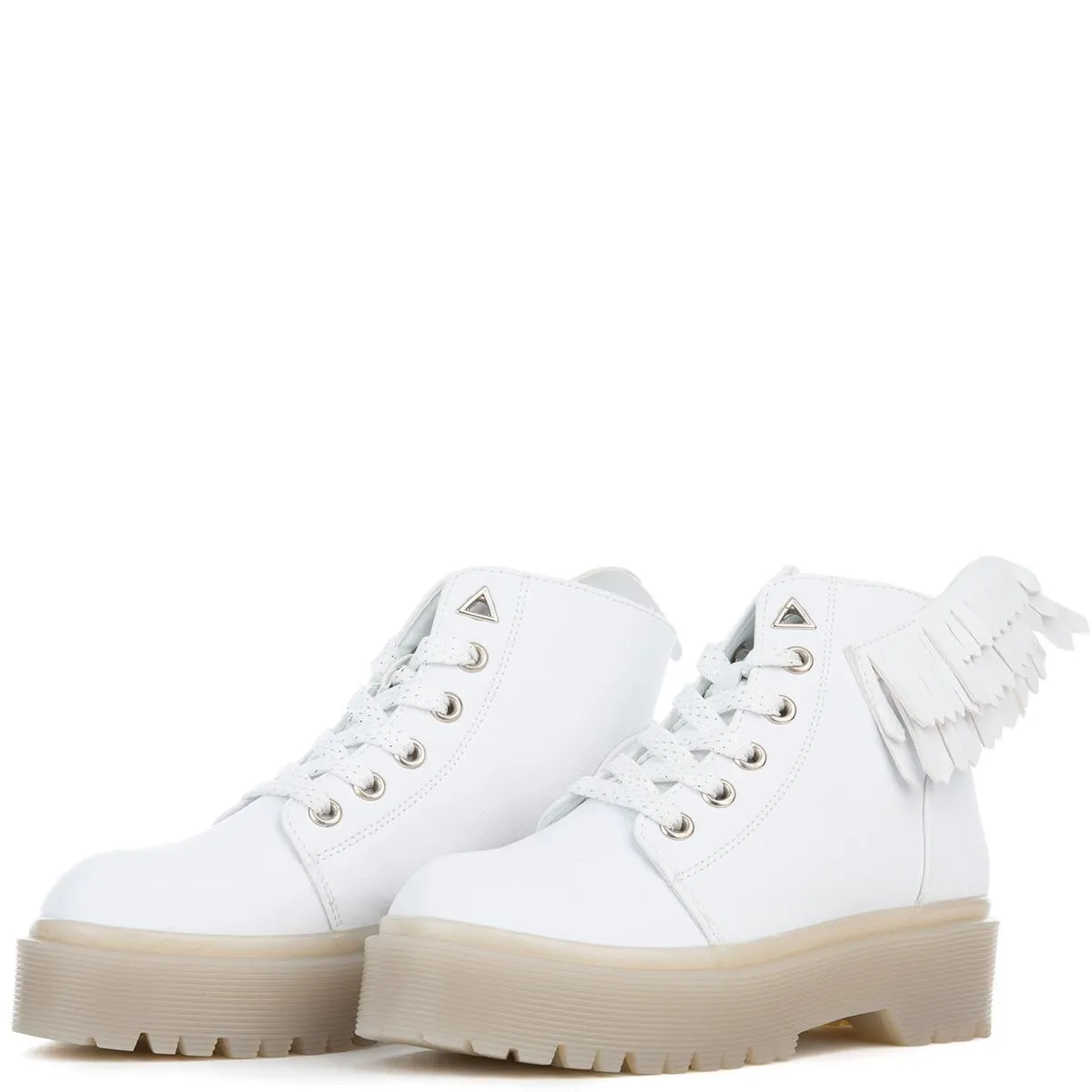 YRU Wings Slayr Angyl Women's White Boots