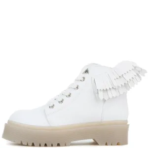 YRU Wings Slayr Angyl Women's White Boots