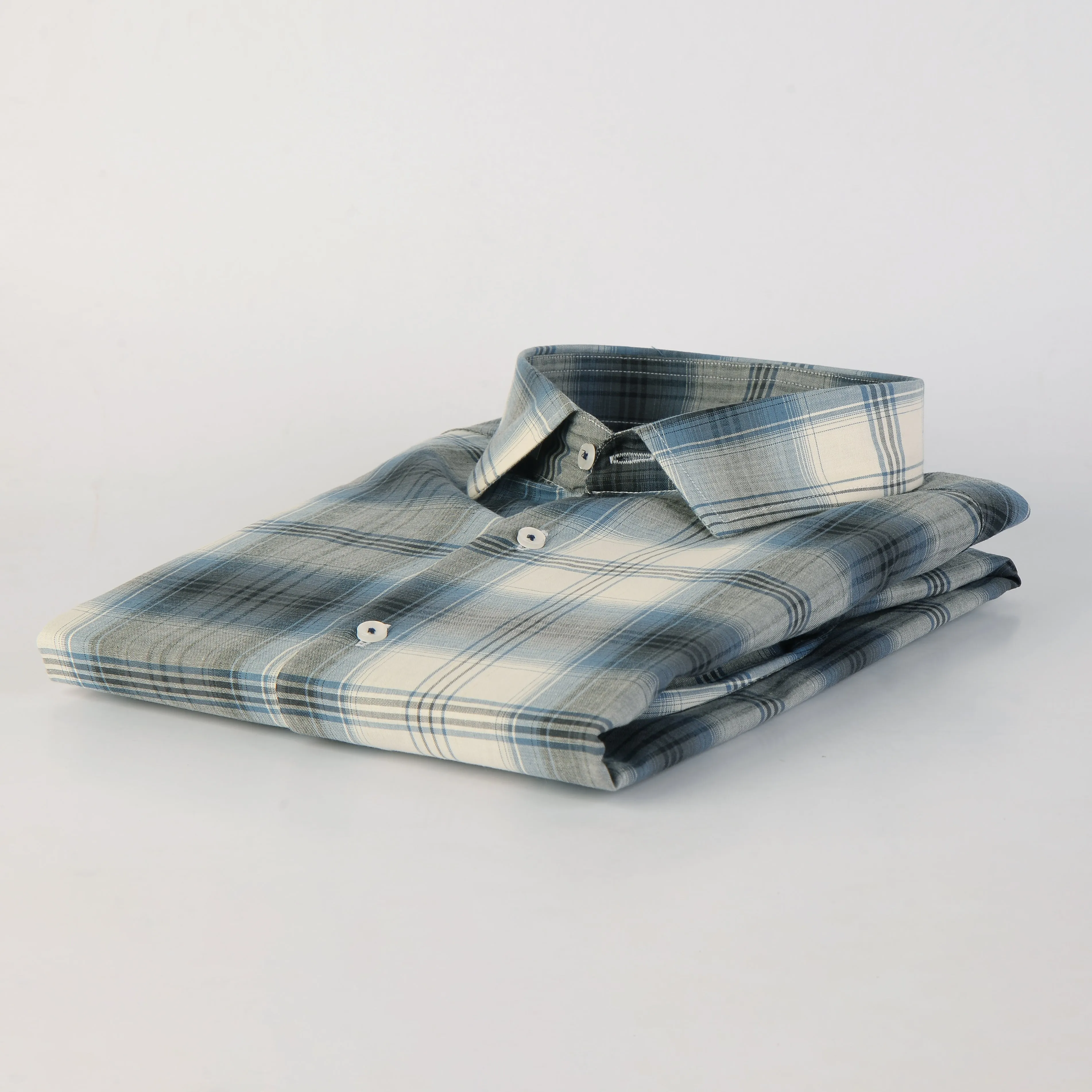 ZR Light Blue Checkered Shirt